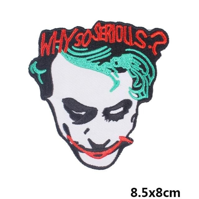 Joker 'Why So Serious?' Embroidered Patch
