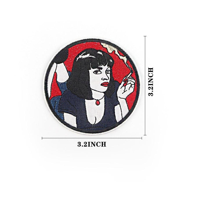 Pulp Fiction 'Mia | Smoking' Embroidered Patch
