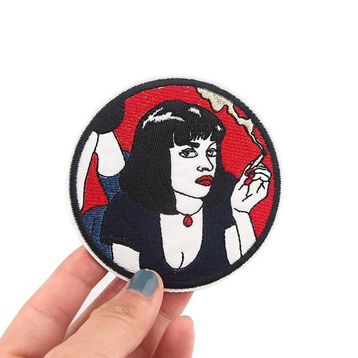 Pulp Fiction 'Mia | Smoking' Embroidered Patch