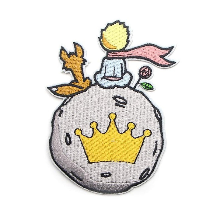 The Little Prince 'Sitting on the Moon' Embroidered Patch