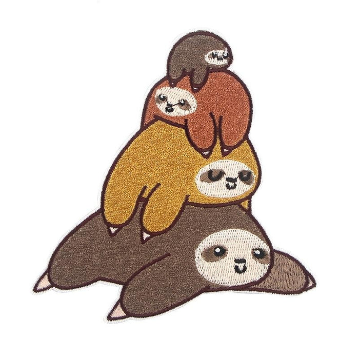 Sloth 'Sloth Pile' Embroidered Patch