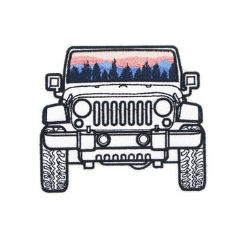 Jeep 'Outdoors' Embroidered Patch
