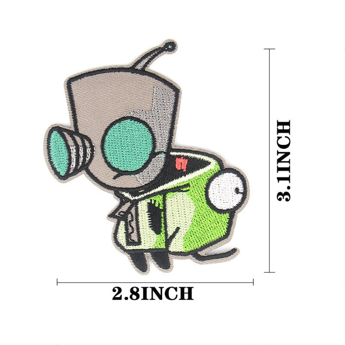 Invader Zim 'Gir' Embroidered Patch