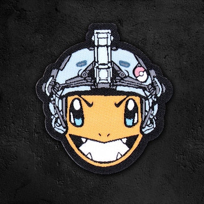 Pokemon 'Tactical | Charmander' Embroidered Velcro Patch