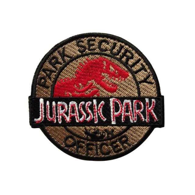 Jurassic Park 'Park Security' Embroidered Velcro Patch