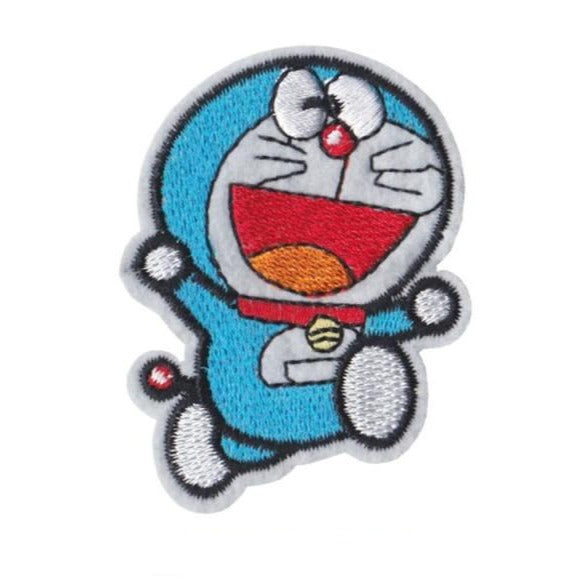 Doraemon 'Hopping' Embroidered Patch