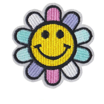 Takashi Murakami Flower Embroidered Patch