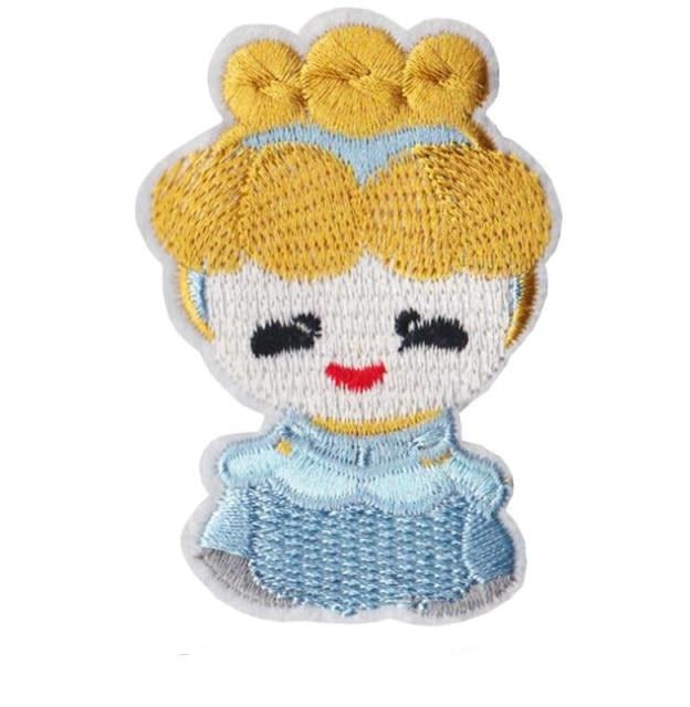 Cute Princess Cinderella Embroidered Patch