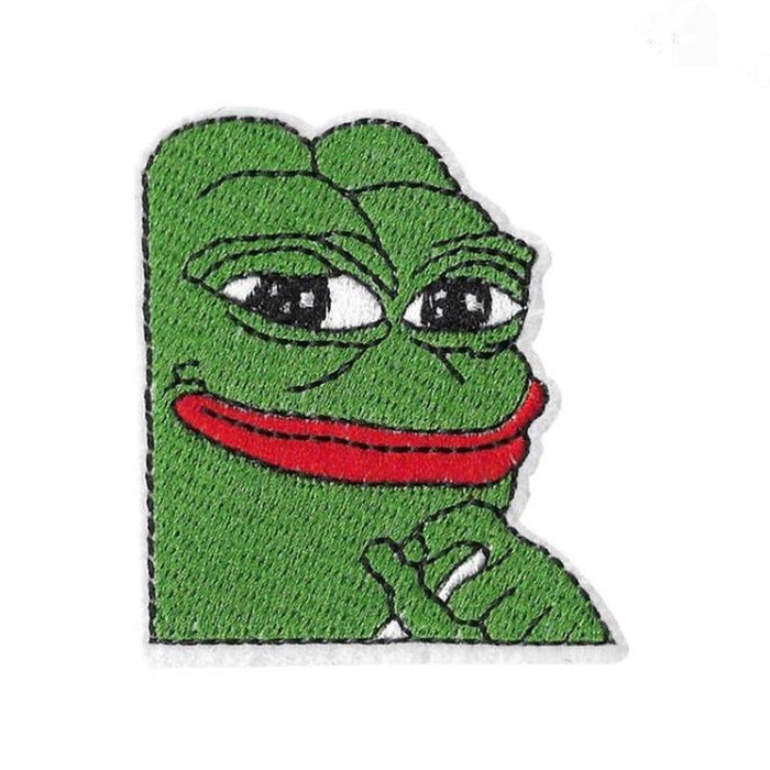 Pepe The Frog 'Smirking' Embroidered Patch