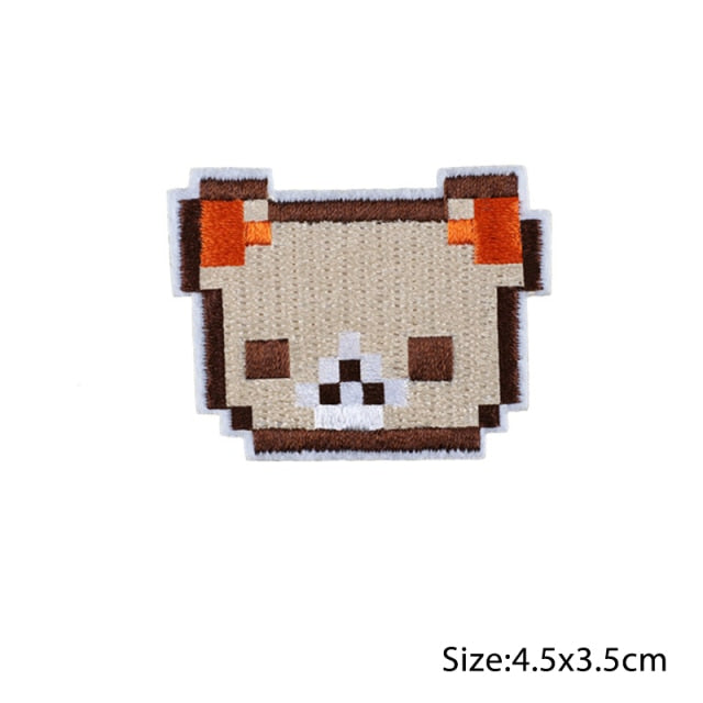 Rilakkuma & Kaoru 'Rilakkuma | Head Pixel' Embroidered Patch