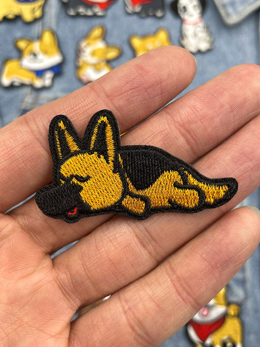 Dog 'Cute German Shepherd' Embroidered Patch