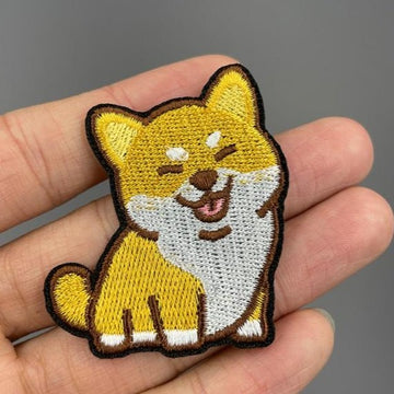 Dog 'Shiba Inu | Smiling 1.0' Embroidered Patch