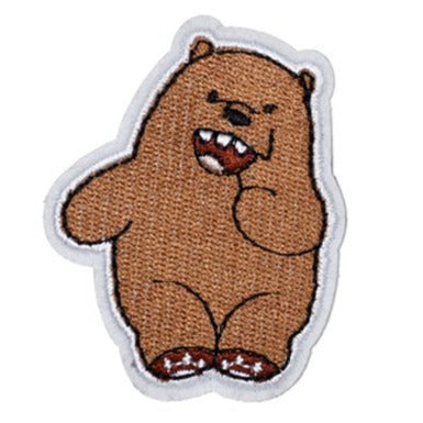 We Bare Bears 'Grizzly | Dancing' Embroidered Patch