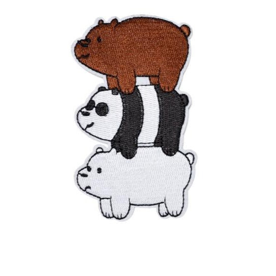 We Bare Bears Embroidered Patch