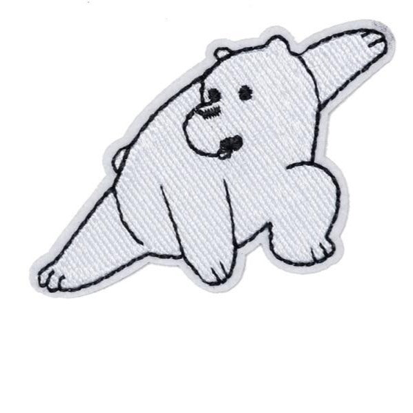 We Bare Bears 'Ice Bear | Ninja Moves' Embroidered Patch