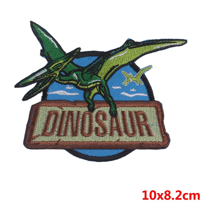 Dinosaur 'Pterodactyl | Dinosaur' Embroidered Patch