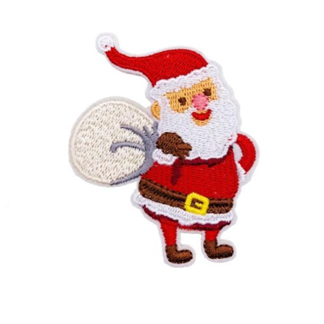 Christmas 'Santa Claus | Bag Of Gifts' Embroidered Patch