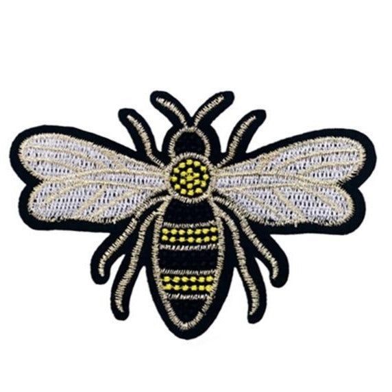 Insect 'Sweat Bees' Embroidered Sew Iron Patch