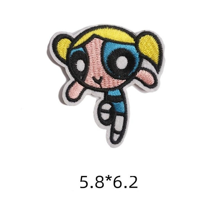 The Powerpuff Girls 'Bubbles' Embroidered Patch