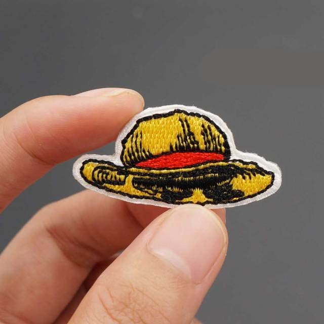 One Piece 'Straw Hat | Small' Embroidered Patch