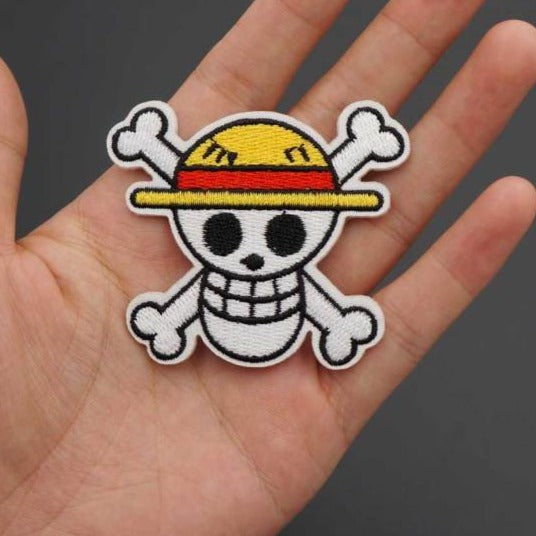 One Piece 'Skull' Embroidered Patch