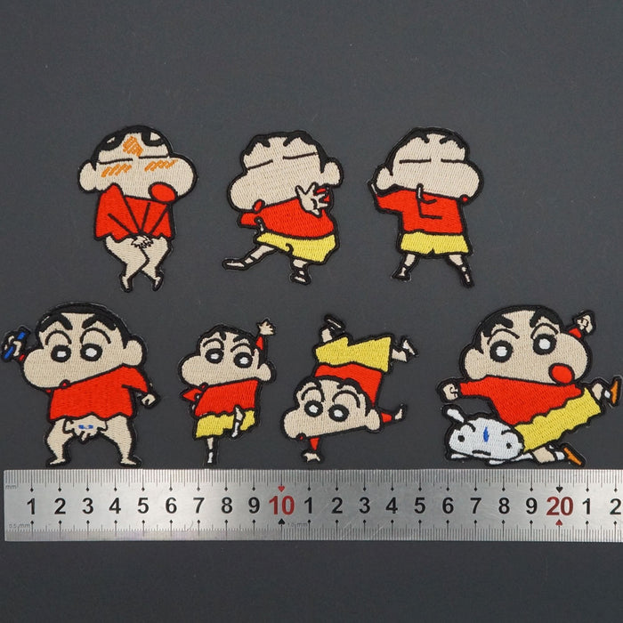 Crayon Shin Chan 'Performing' Embroidered Patch