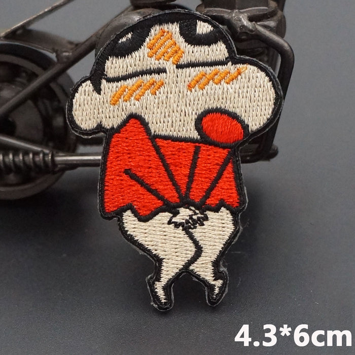 Crayon Shin Chan 'Aching' Embroidered Patch