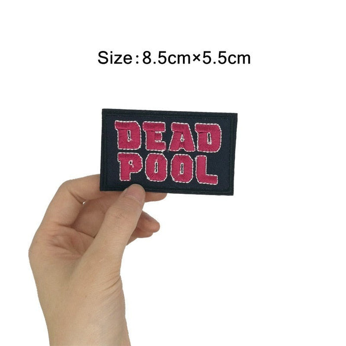 Deadpool 'Pink Font' Embroidered Patch