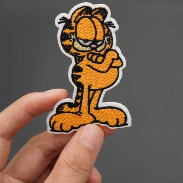 Garfield 'Proud | White Trim' Embroidered Patch