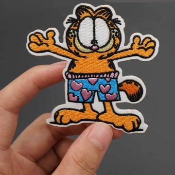 Garfield 'Boxer Short | White Trim' Embroidered Patch