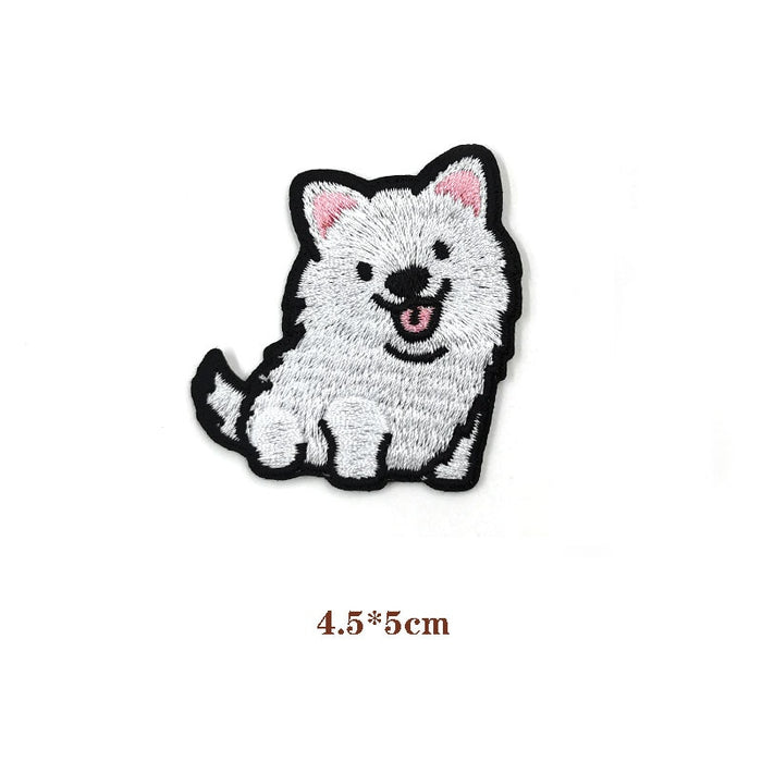 Dog 'Samoyed | Smiling' Embroidered Patch