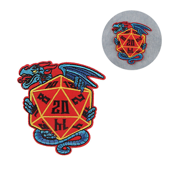 Dungeons & Dragons 'Dragon Dice | Red' Embroidered Patch
