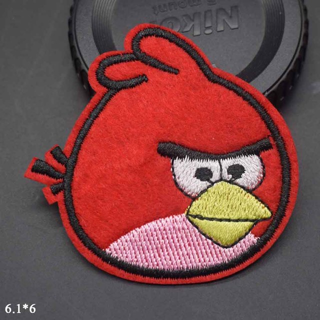 Angry Birds 'Red' Embroidered Patch