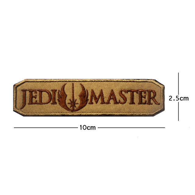 Star Wars 'Jedi Master | 7.0'Embroidered Velcro Patch