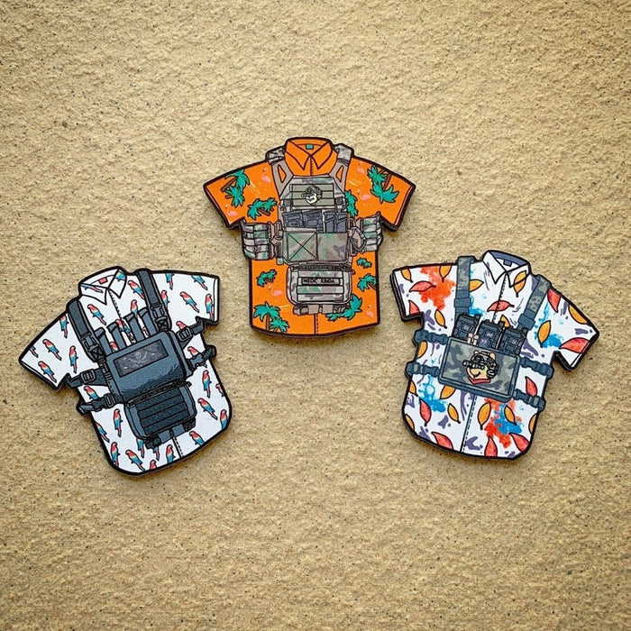Tactical High Street Fashion 'Parrots' Embroidered Velcro Patch