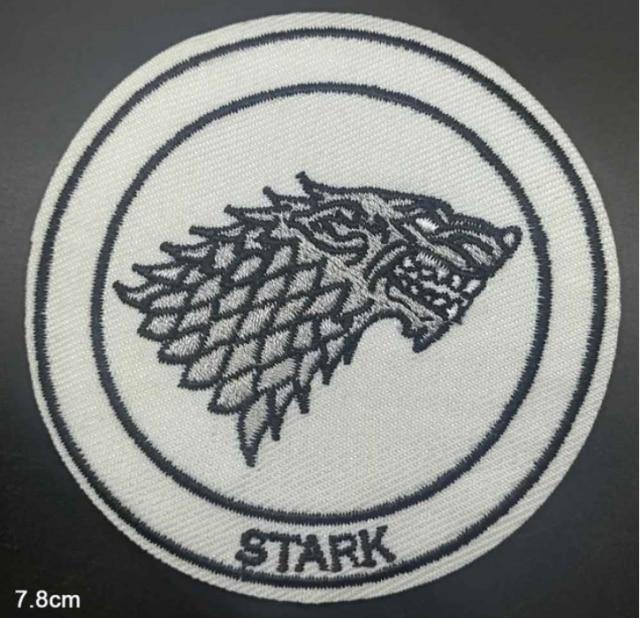 Game of Thrones 'Stark' Embroidered Patch