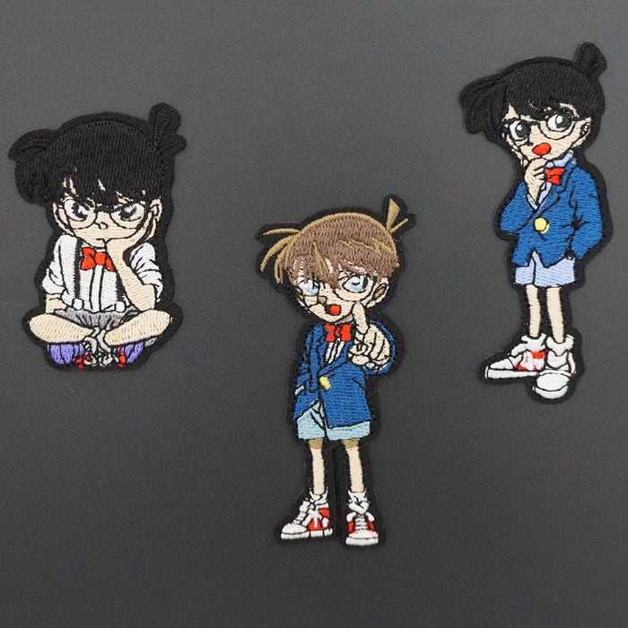 Detective Conan 'Shinichi | Worried' Embroidered Patch
