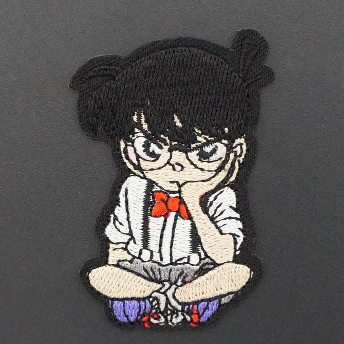 Detective Conan 'Shinichi | Worried' Embroidered Patch