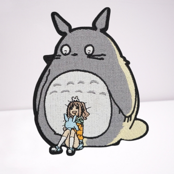 My Neighbor Totoro 'Little Girl | Big' Embroidered Patch
