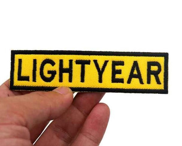 'Lightyear | Logo' Embroidered Velcro Patch