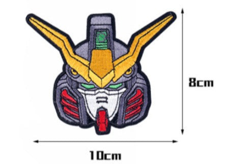 Mobile Suit Gundam 'Deathscythe Head' Embroidered Velcro Patch