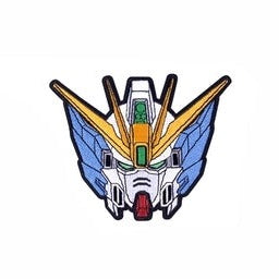 Mobile Suit Gundam 'Wing Zero Head' Embroidered Velcro Patch