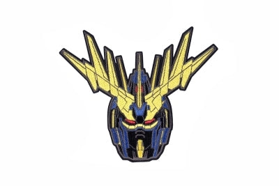 Mobile Suit Gundam 'Banshee Norn Head' Embroidered Velcro Patch