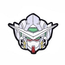 Mobile Suit Gundam 'Exia Head' Embroidered Velcro Patch