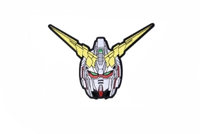 Mobile Suit Gundam 'Unicorn Gundam Head' Embroidered Velcro Patch