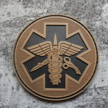 Medical 'Paramedic Logo | 2.0' PVC Rubber Velcro Patch