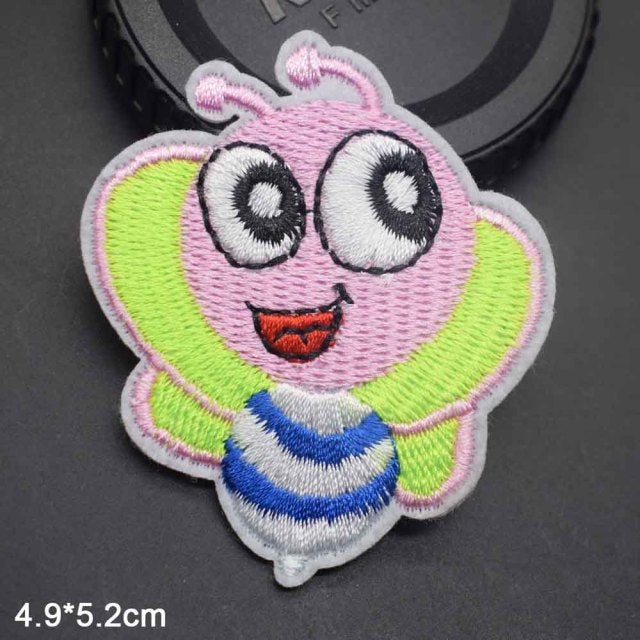 Cute Cartoon Bee Embroidered Patch