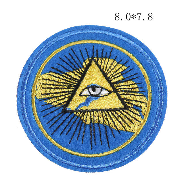 Painting 'The Eye of Providence | Tears' Embroidered Patch