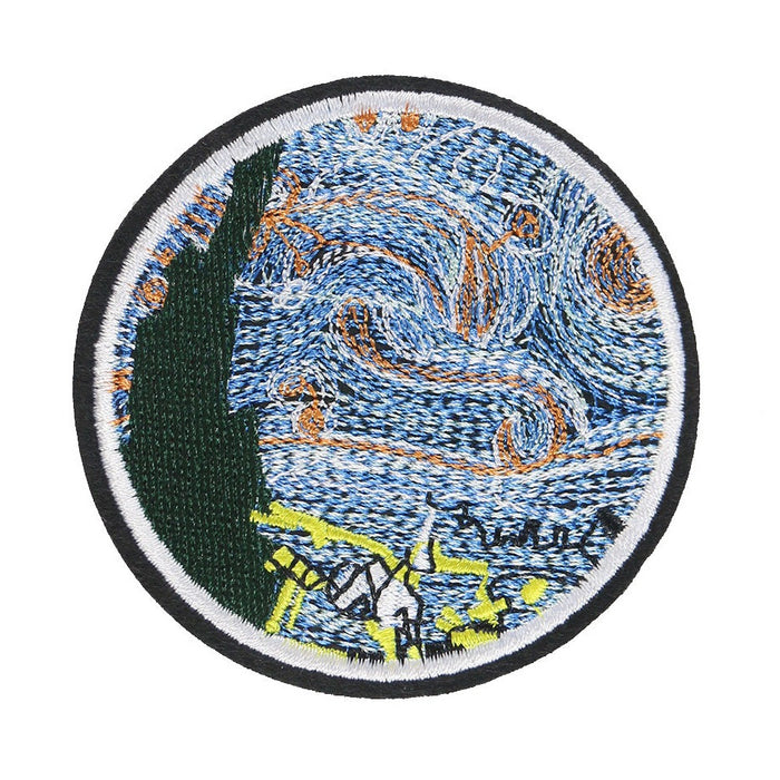 Painting 'Starry Night | 3.0' Embroidered Patch