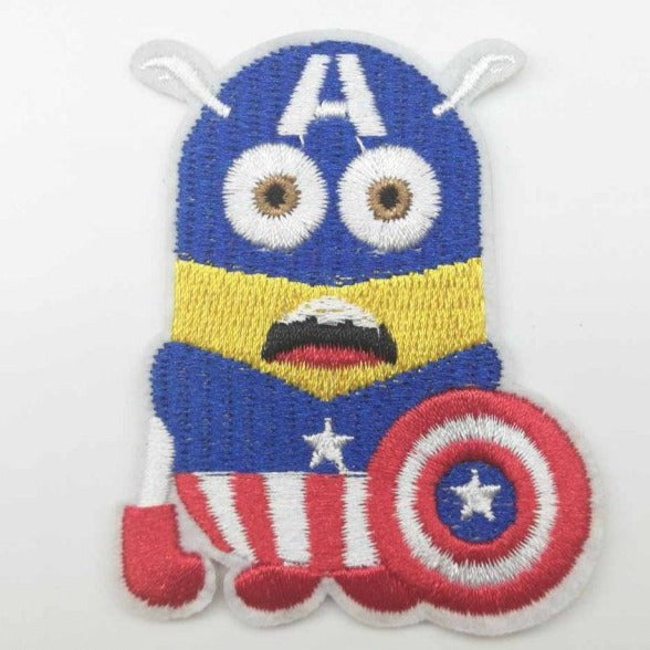 The Minion 'Dave | Captain America' Embroidered Patch